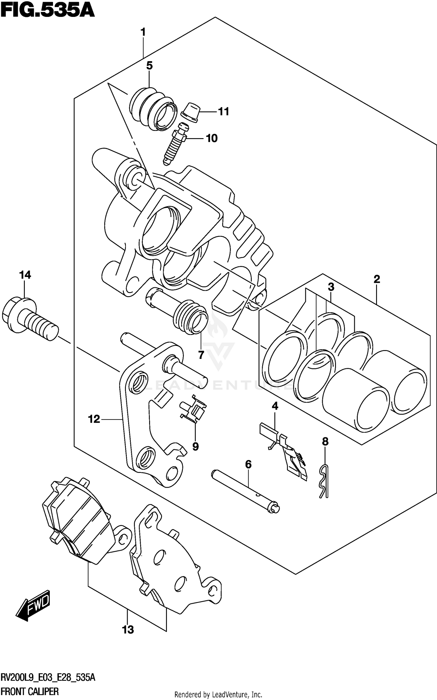 FRONT CALIPER