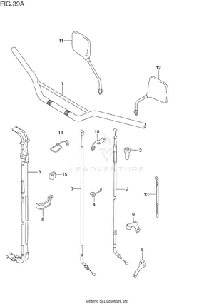 Handlebar (model N/p/r/s) Schematic