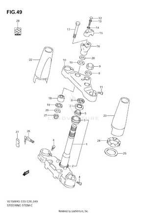 Steering Stem Schematic