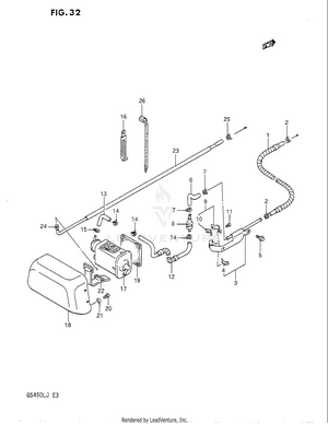 Canister (model G/h/j California Only) Schematic