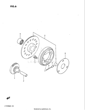 Starter Clutch Schematic
