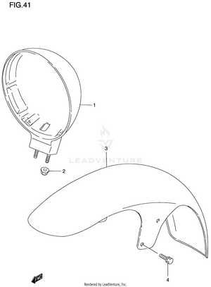 Front Fender Schematic