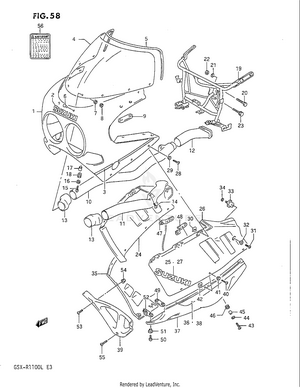 Cowling (model K 3cg) Schematic
