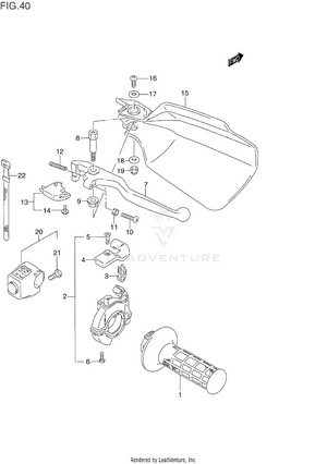 Right Handle Switch (model L/m) Schematic