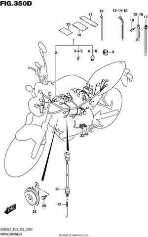 Wiring Harness (sv650al7 E33) Schematic
