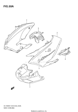 Side Cowling (model K9) Schematic