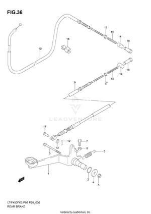 Rear Brake Schematic