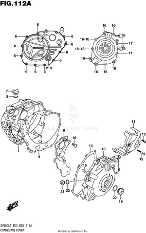 Crankcase Cover Schematic