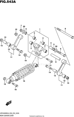 Rear Cushion Lever Schematic