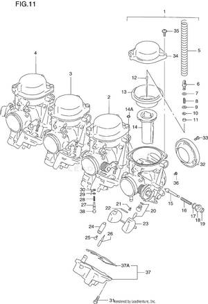 Carburetor (model V) Schematic