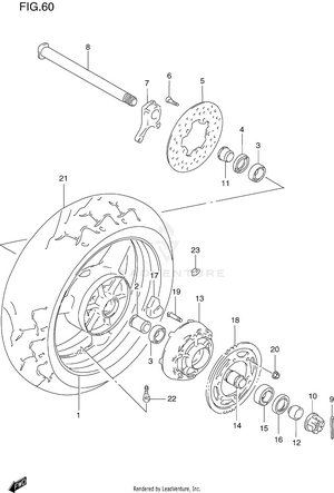 Rear Wheel Schematic