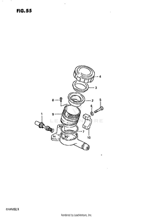 Front Master Cylinder Schematic