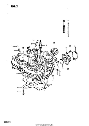 Cylinder Head Schematic
