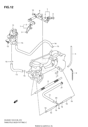 Throttle Body Fitting Schematic