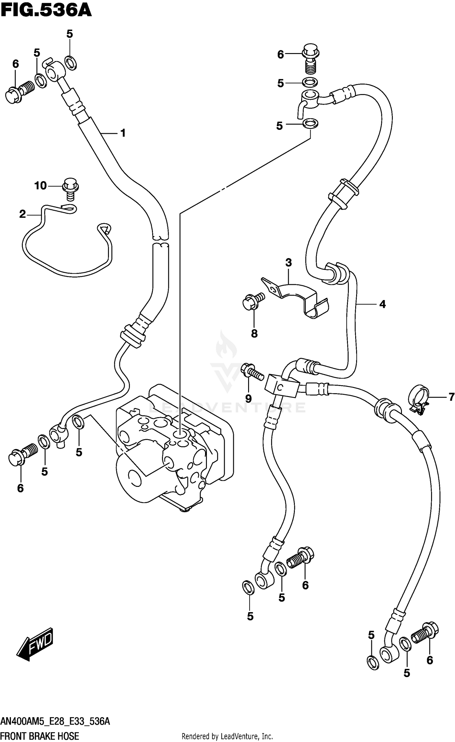 FRONT BRAKE HOSE
