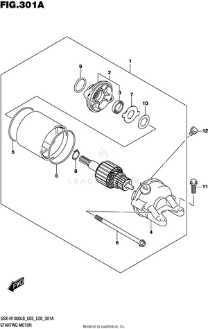 Starting Motor Schematic