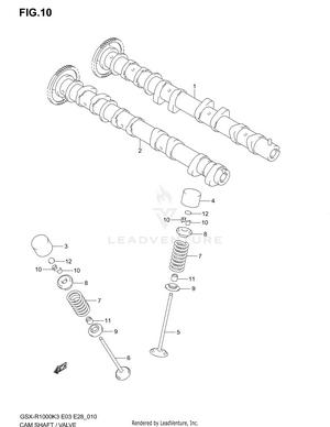Cam Shaft - Valve Schematic