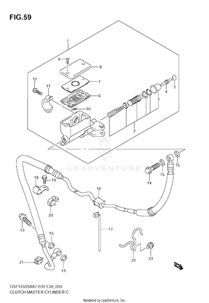 Clutch Master Cylinder Schematic
