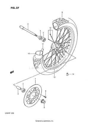 Front Wheel Schematic