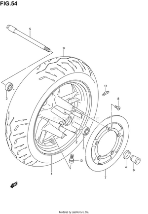 Front Wheel Schematic