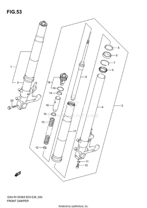 Front Damper Schematic