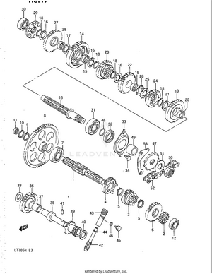 Transmission (model G/h) Schematic