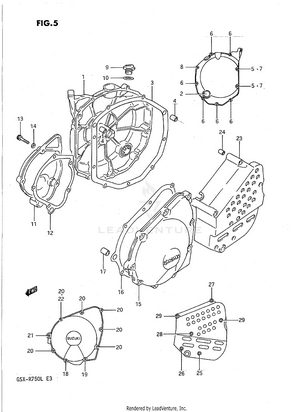 Crankcase Cover Schematic