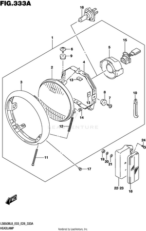 Headlamp Schematic