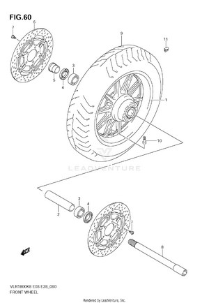 Front Wheel Schematic