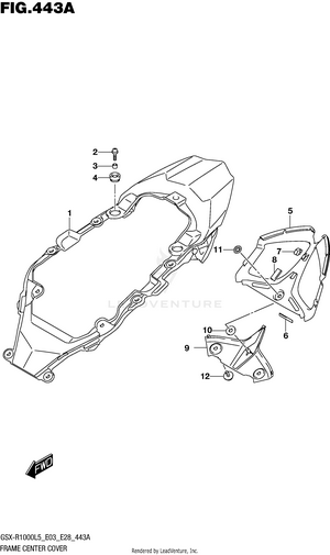 Frame Center Cover Schematic
