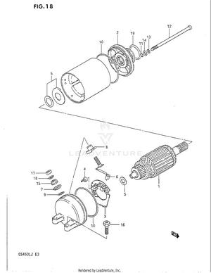 Starting Motor Schematic