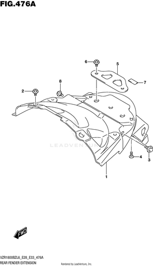 Rear Fender Extension Schematic