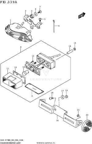 Rear Combination Lamp Schematic