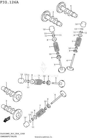 Camshaft/valve Schematic