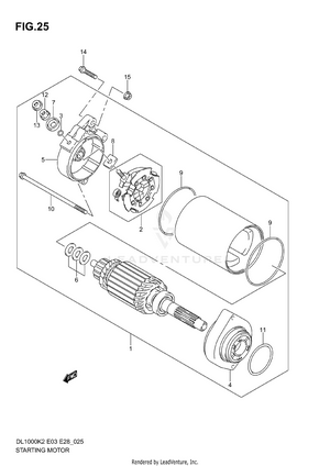 Starting Motor Schematic