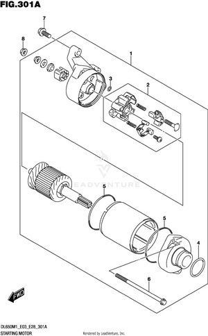 Starting Motor Schematic