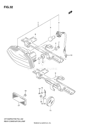 Rear Combination Lamp Schematic