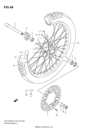 Front Wheel Schematic
