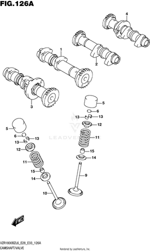 Camshaft/valve Schematic
