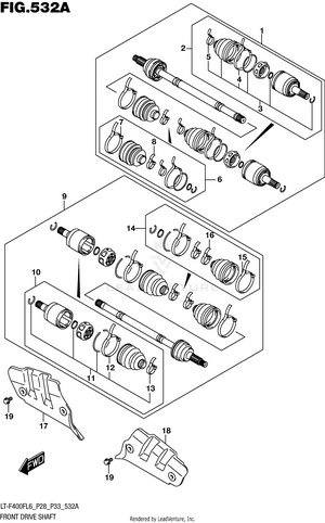 Front Drive Shaft Schematic