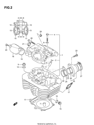 Cylinder Head Schematic