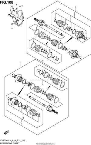 Rear Drive Shaft Schematic