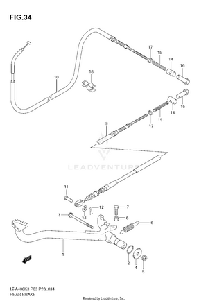 Rear Brake Schematic