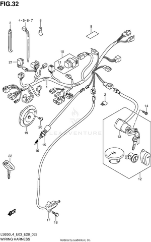 Wiring Harness (ls650l4 E33) Schematic