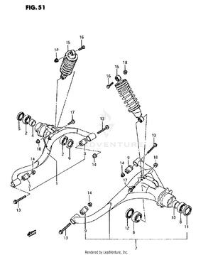 Rear Suspension Arm Schematic