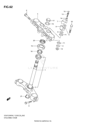 Steering Stem Schematic