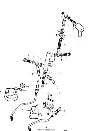 Brake Hose (gt750k) Schematic