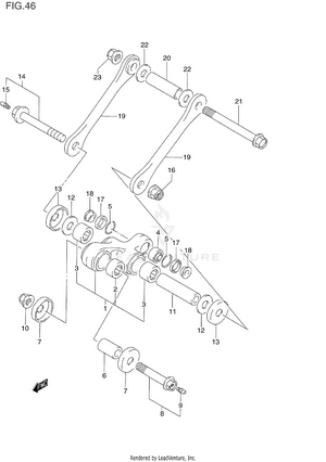 Rear Cushion Lever Schematic