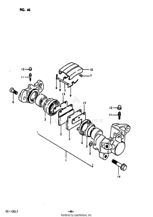 Rear Caripers Schematic