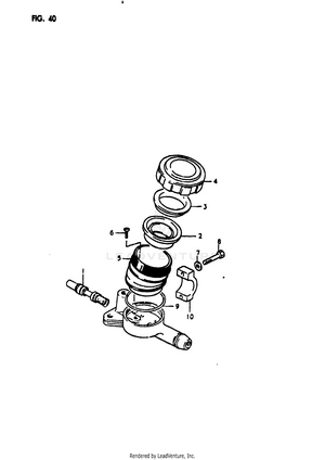 Front Master Cylinder Schematic